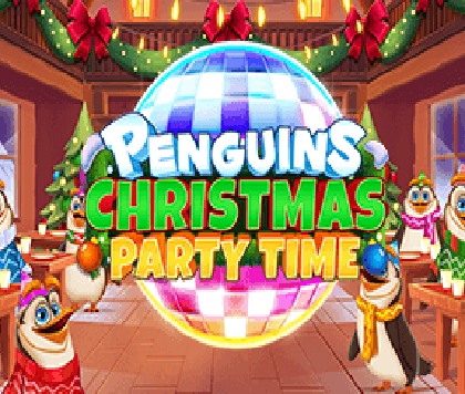 Penguins Christmas Party Time