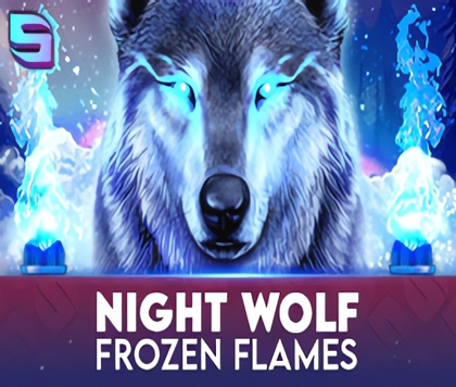 Night Wolf Frozen Flames